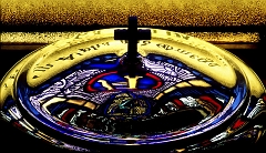 Stained Glass Reflection